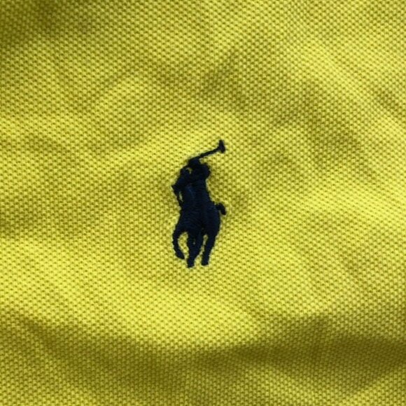 Polo Ralph Lauren Mens Polo Shirt Medium Nautical Short Sleeve LXVII Custom Fit - Picture 7 of 9